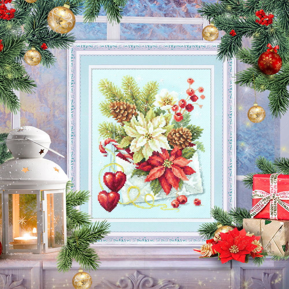 Kit punto de cruz "Merry Christmas!" 100-241