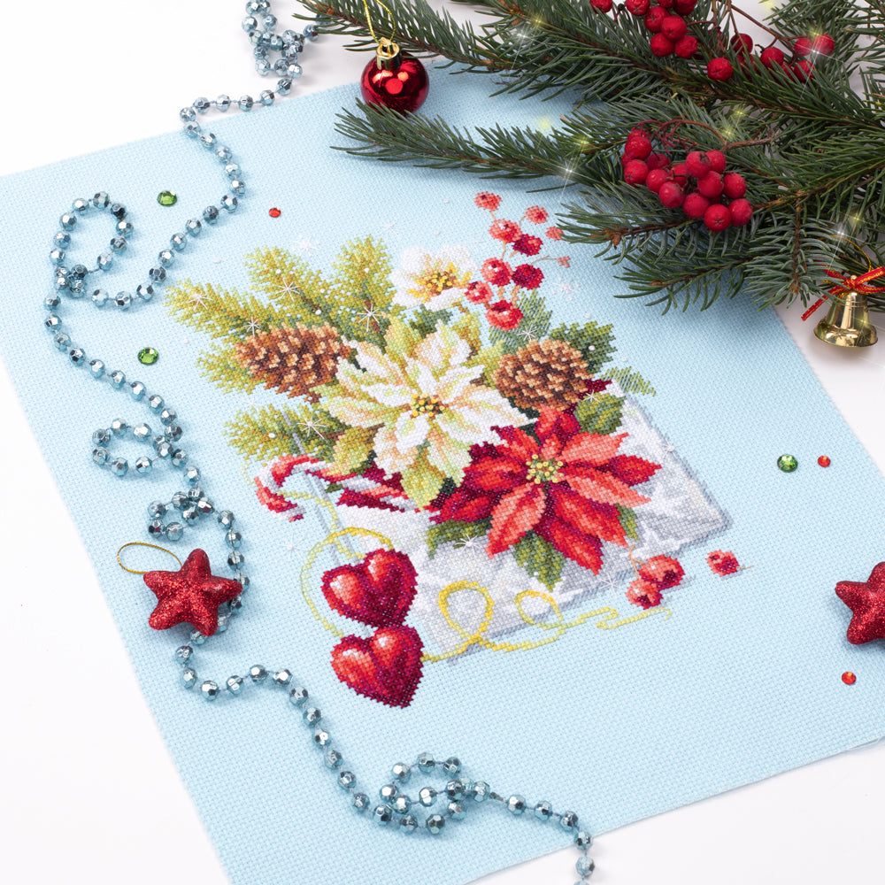 Kit punto de cruz "Merry Christmas!" 100-241