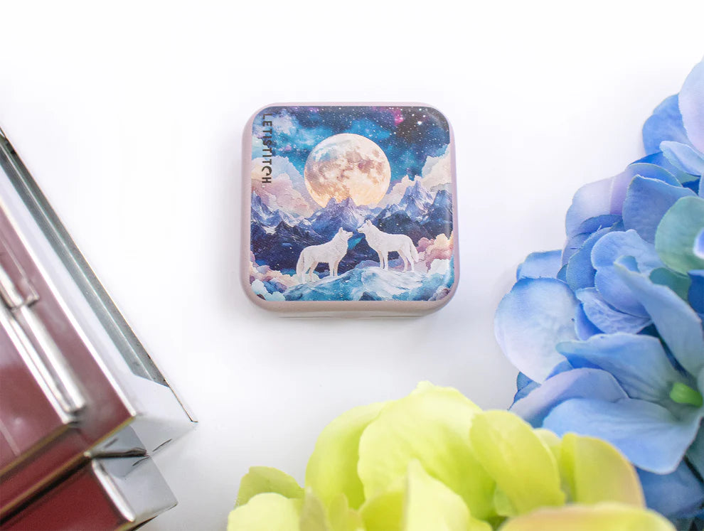 Caja Magnética para Agujas Letistitch "Moon & Love"