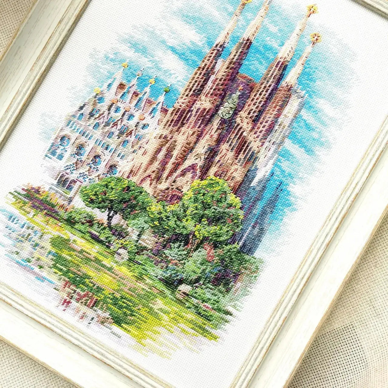 Kit de Punto de Cruz Riolis "Sagrada Familia" - 2098