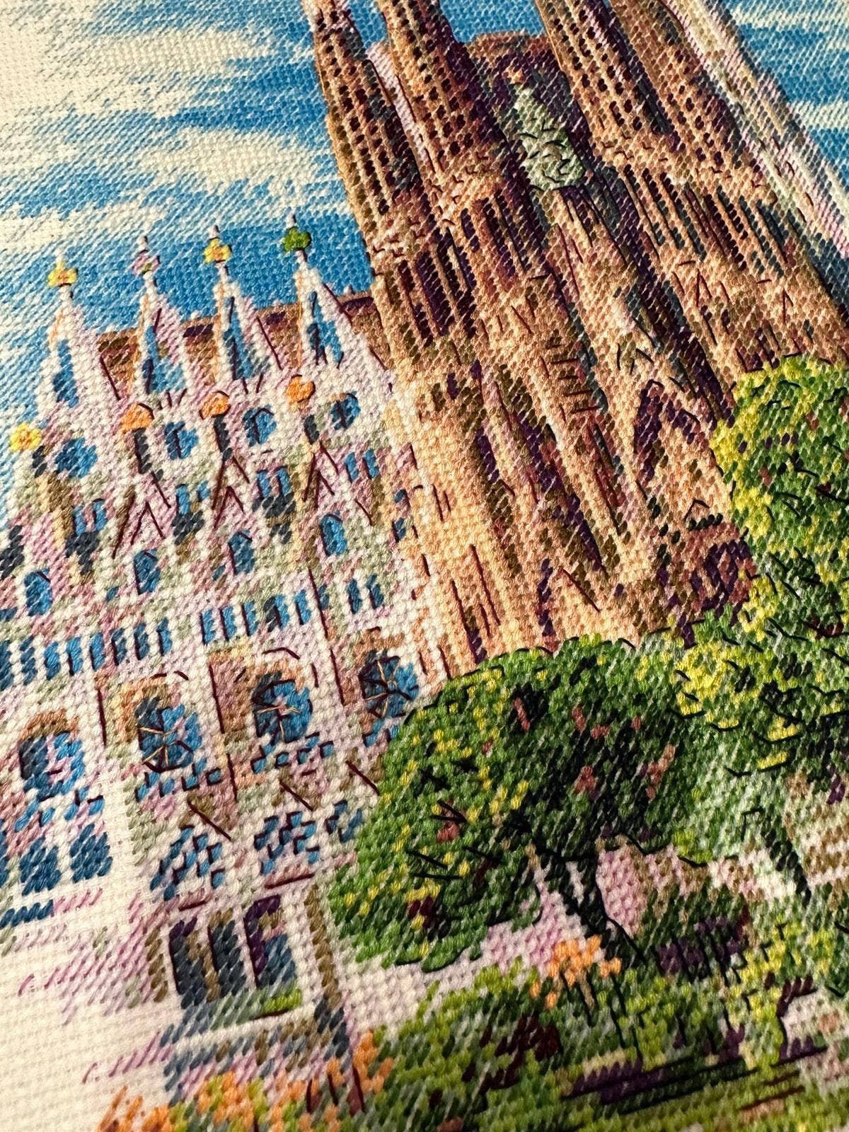 Kit de Punto de Cruz Riolis "Sagrada Familia" - 2098