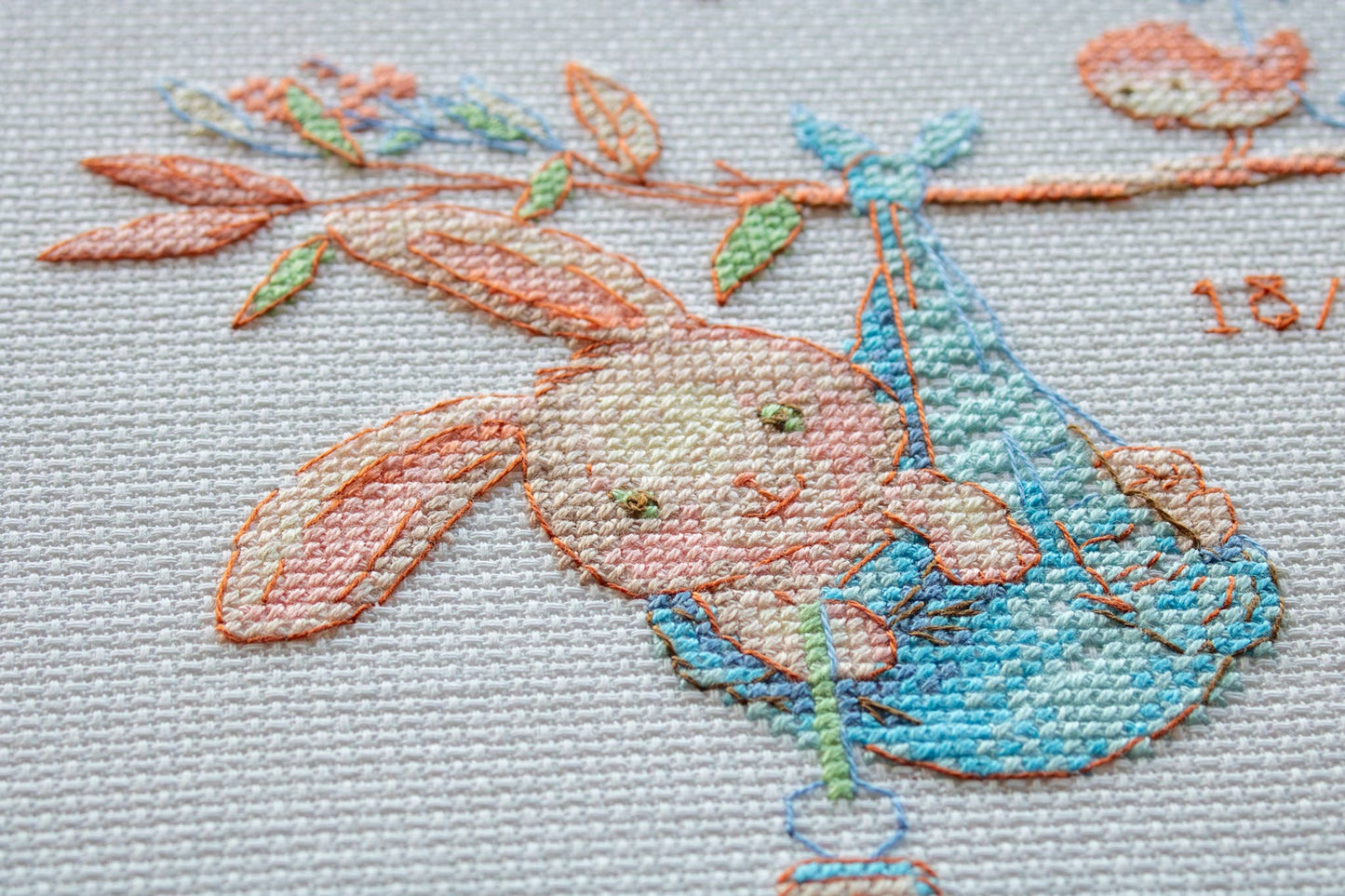 Kit de Punto de Cruz Aine "Muestrario de Nacimiento Niño" - A1028