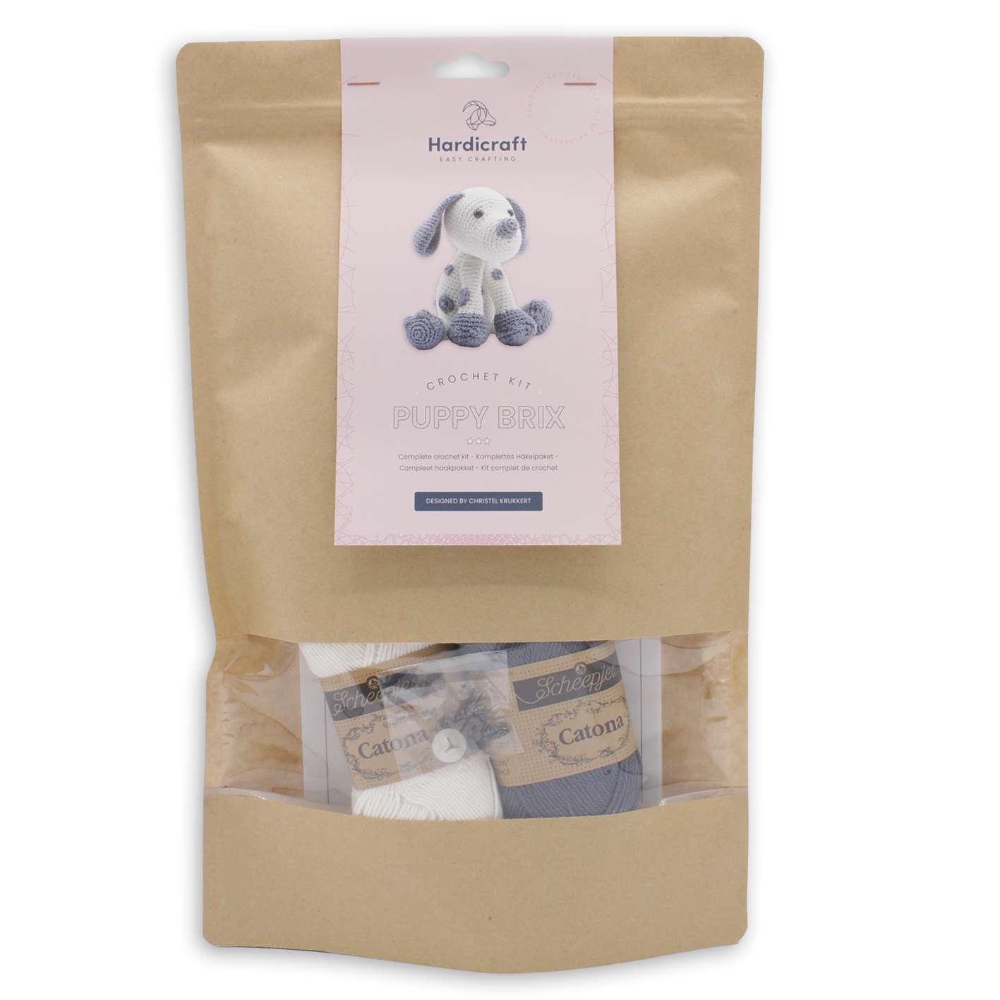 Kit de Ganchillo - Cachorro Brix - Hardicraft