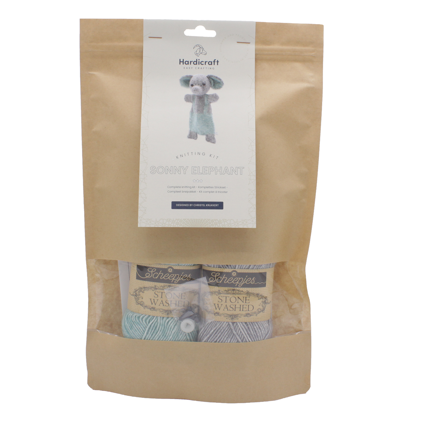 Kit de Tricot para Bebés - Sonny el Elefante - Hardicraft