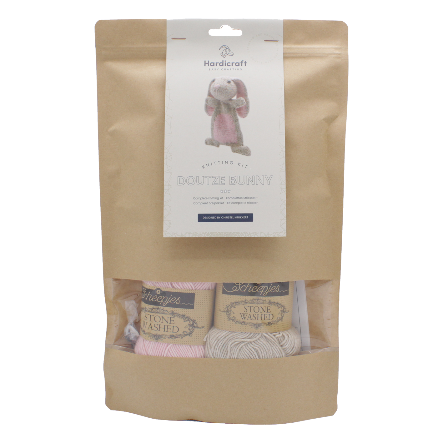 Kit de Tricot para Bebés - Doutze Bunny - Hardicraft