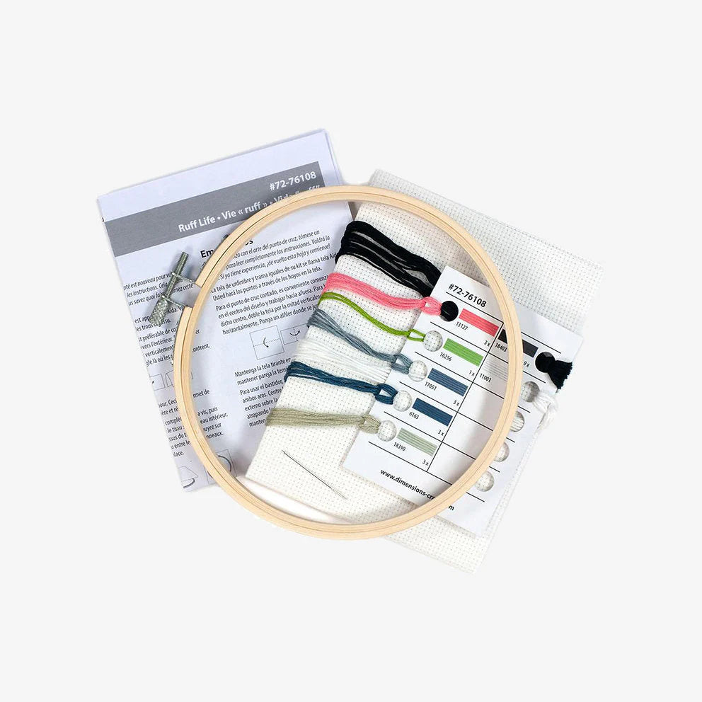 Kit de Punto de Cruz Dimensions - "Bulldog Francés" 72-76108