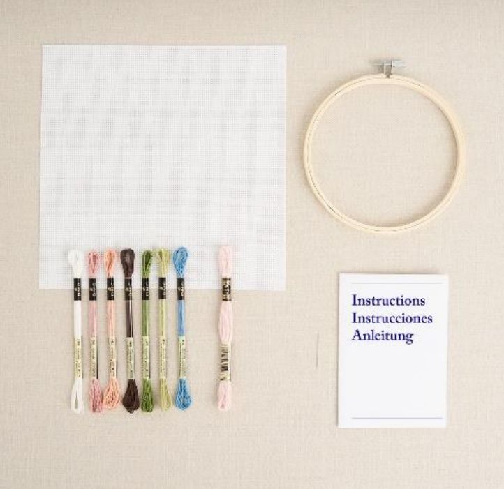 Kit de Punto de Cruz DMC "Spring Garden Jug" - Colección Diseñadoras 2.0 - BK413