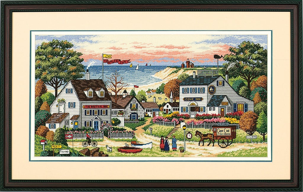 Kit de Punto de Cruz Dimensions - "Cozy Cove" The Gold Collection