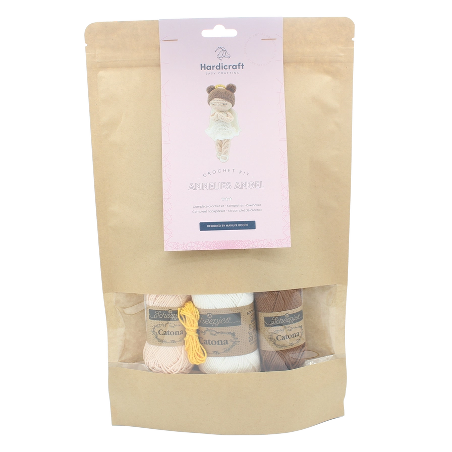Empaquetado kit de crochet Ángel de navidad de Hardicraft