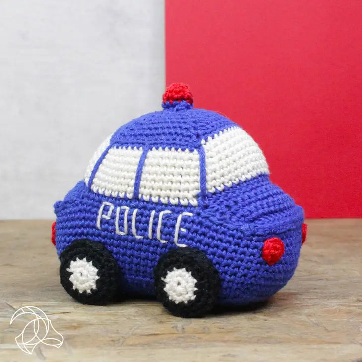 Coche de policía de crochet de Hardicraft