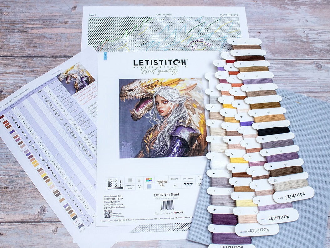 Kit de Punto de Cruz Letistitch "The Bond" - L8107