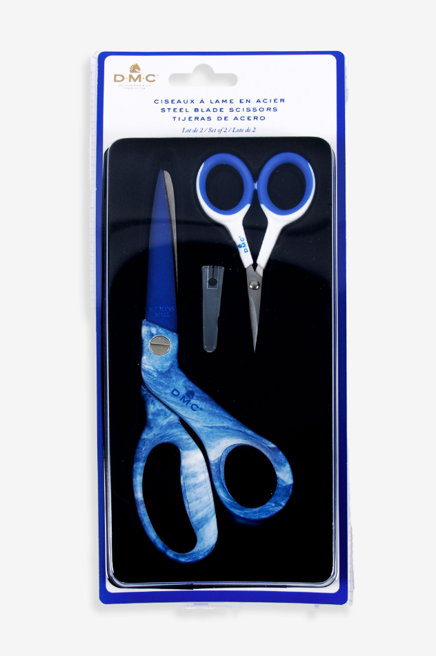 Set de 2 Tijeras DMC de Acero para Bordado y Costura - U1984