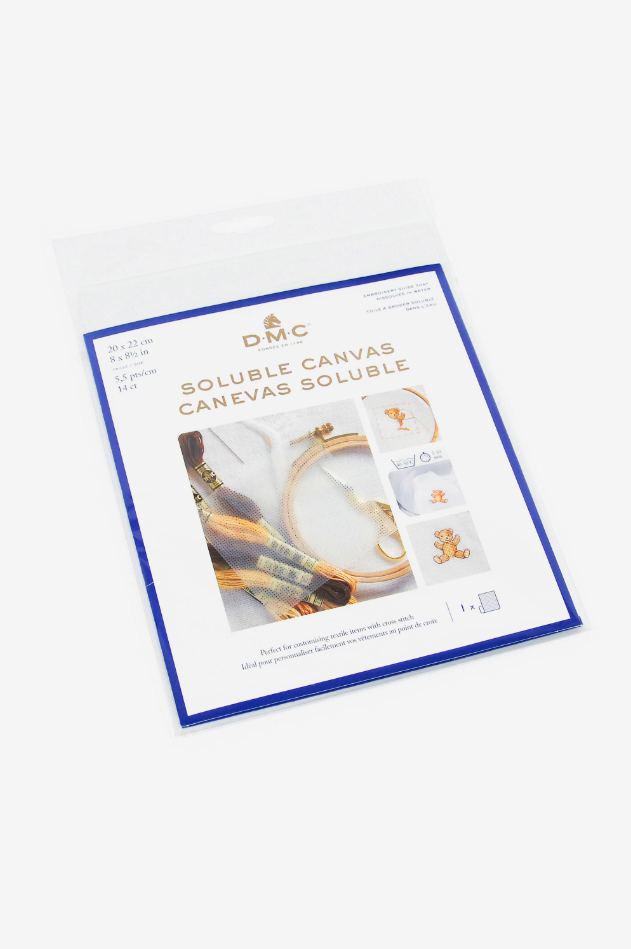 Tela soluble en agua para bordar dmc