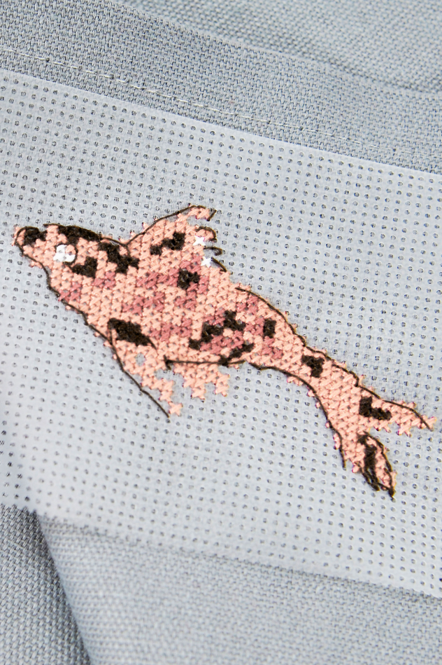 Tela soluble en agua para bordar dmc