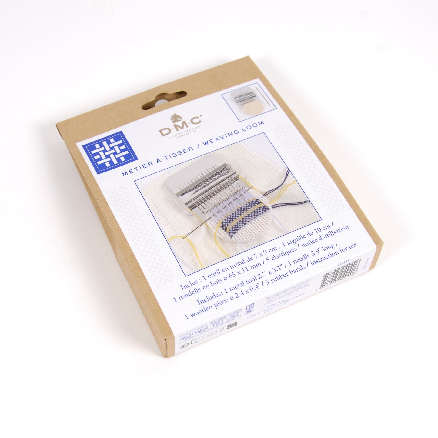 Kit Mini telar DMC para customizar ropa