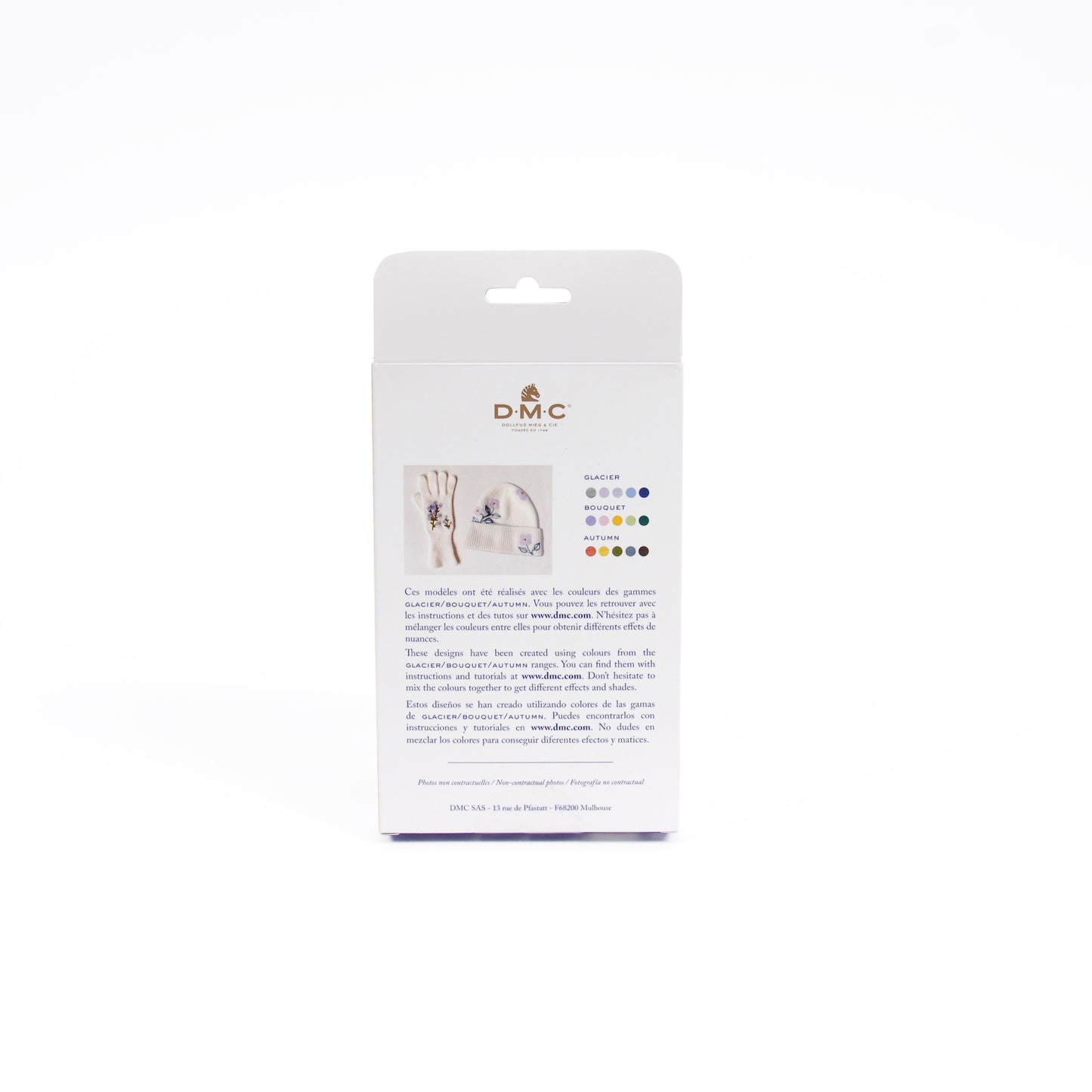 Set Lanas Cardadas para Fieltrar DMC "Glaciar" - 5 Colores