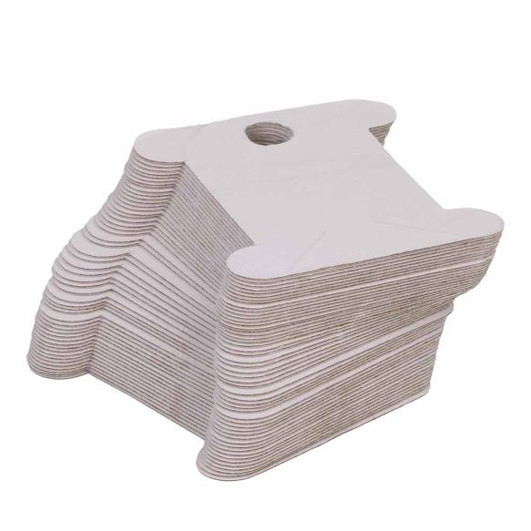 Pack de 50 bobinas de cartón Milward para hilos de bordar, ligeras y ecológicas. Perfectas para organizar hilos de bordado y evitar enredos.