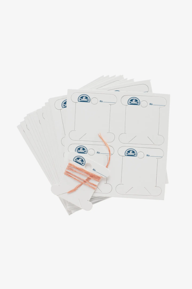 Pack de 56 Bobinas para Hilos de Bordar de Cartón - DMC