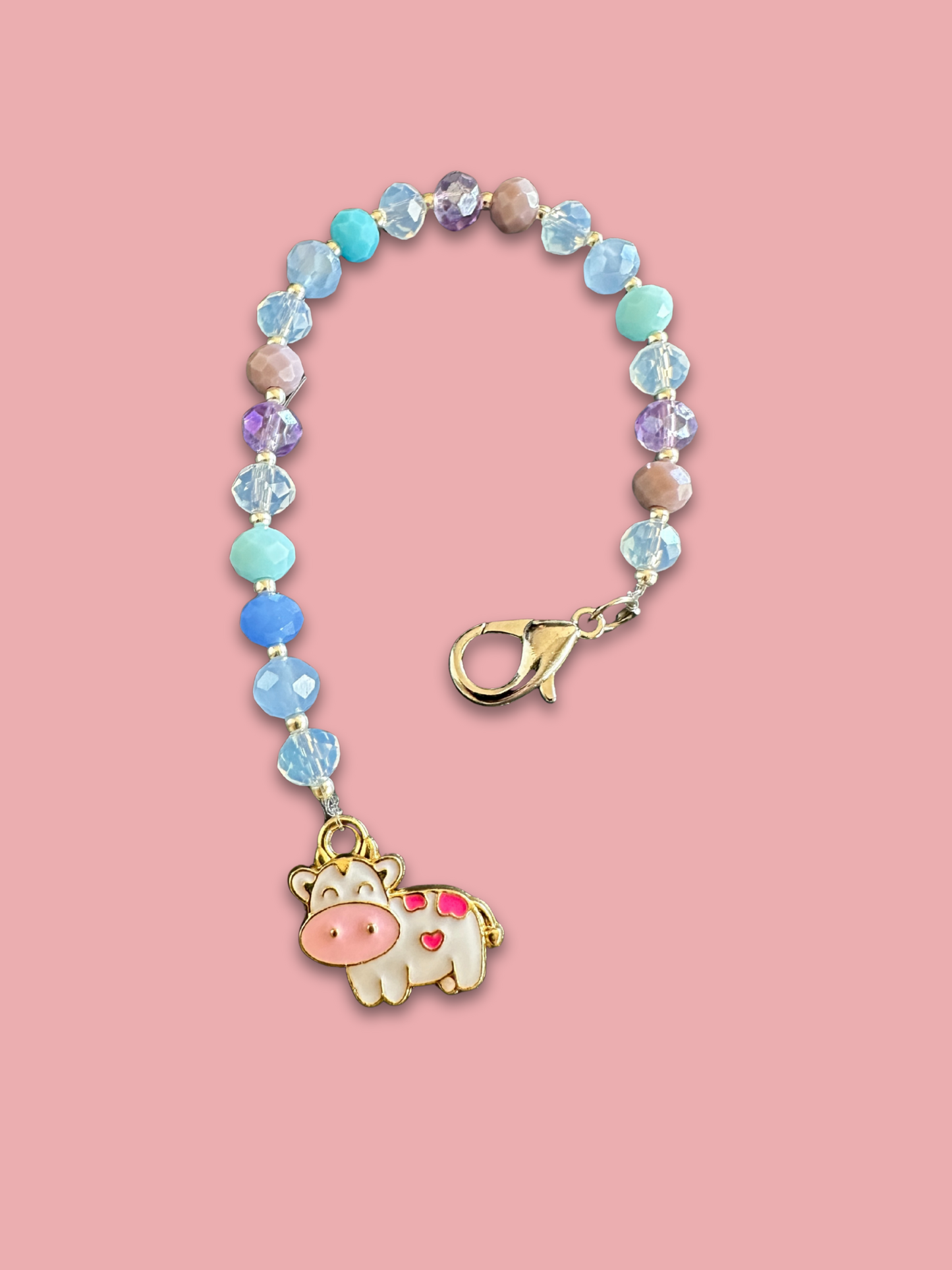 Buscatijeras de Abalorios "Vaca" - BT017