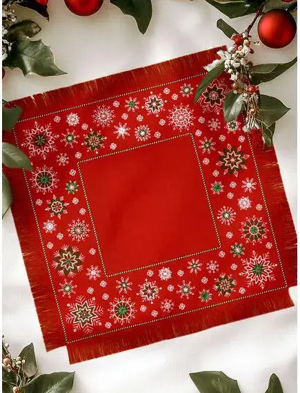 Mantel Navideño Individual para Bordar Riolis - 2252