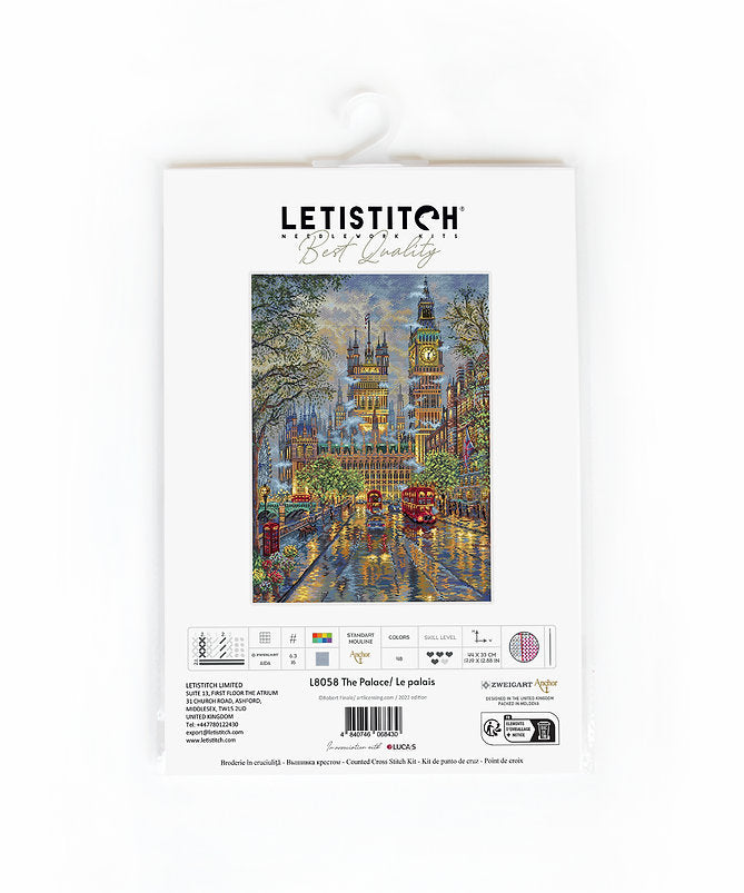 Kit de Punto de Cruz Letistitch "The Palace" - L8058
