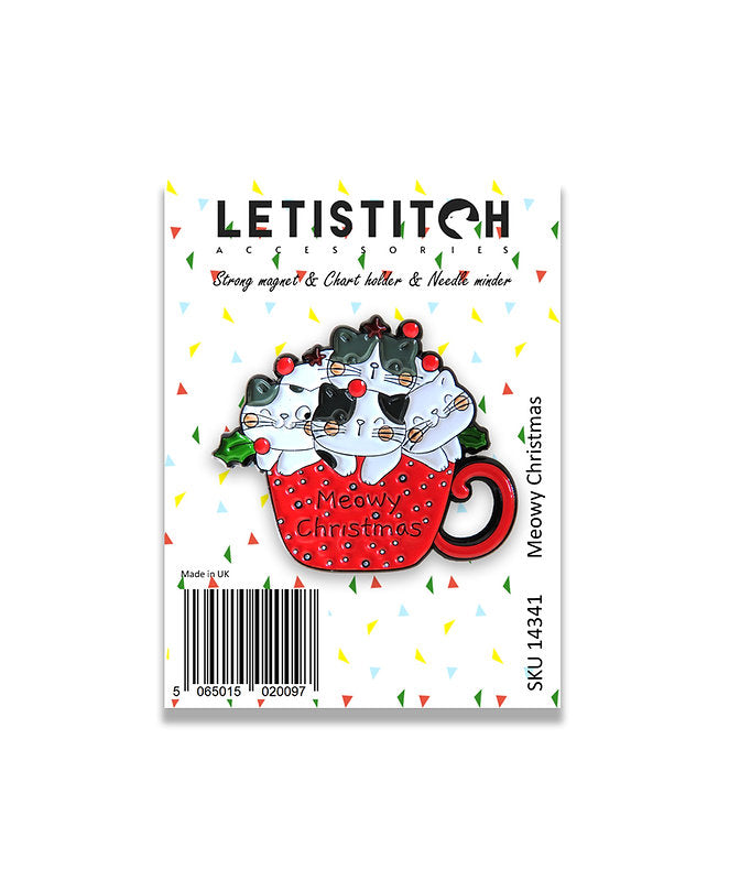Imán para Agujas Letistich "Meowy Christmas" - 14341