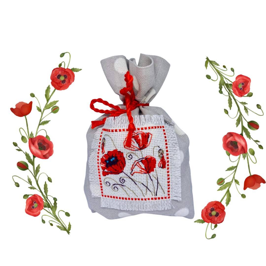 Set de 2 Bolsitas de Regalo en Punto de Cruz "Ampolas" - Riolis