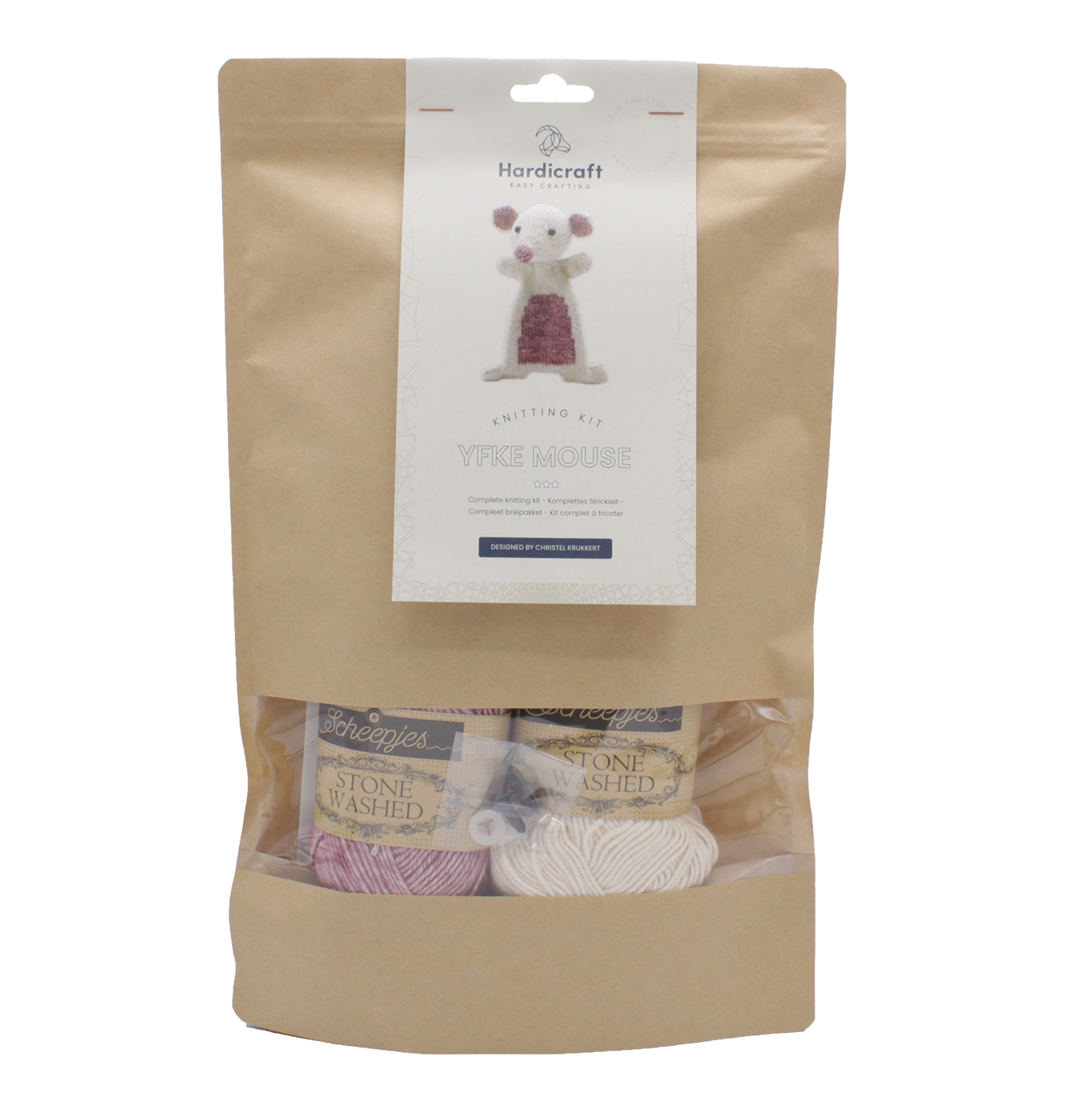 Kit de Tricot para Bebés - Yfke Mouse - Hardicraft