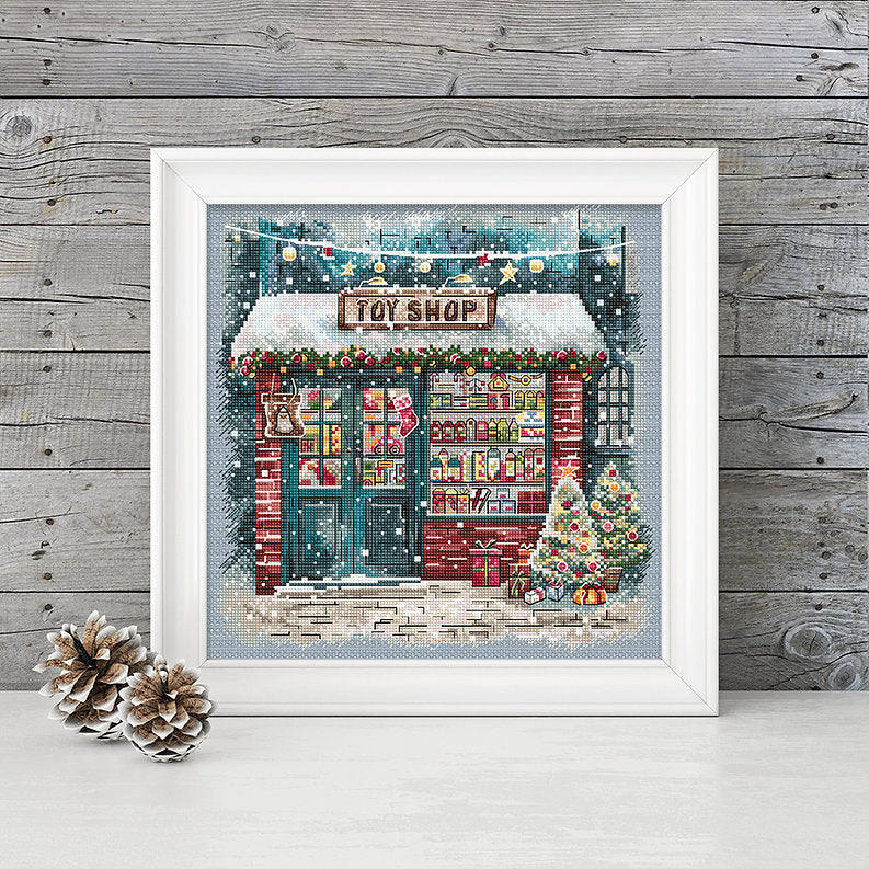 Gráfico Punto de Cruz "Tienda de Navidad" - Letistitch