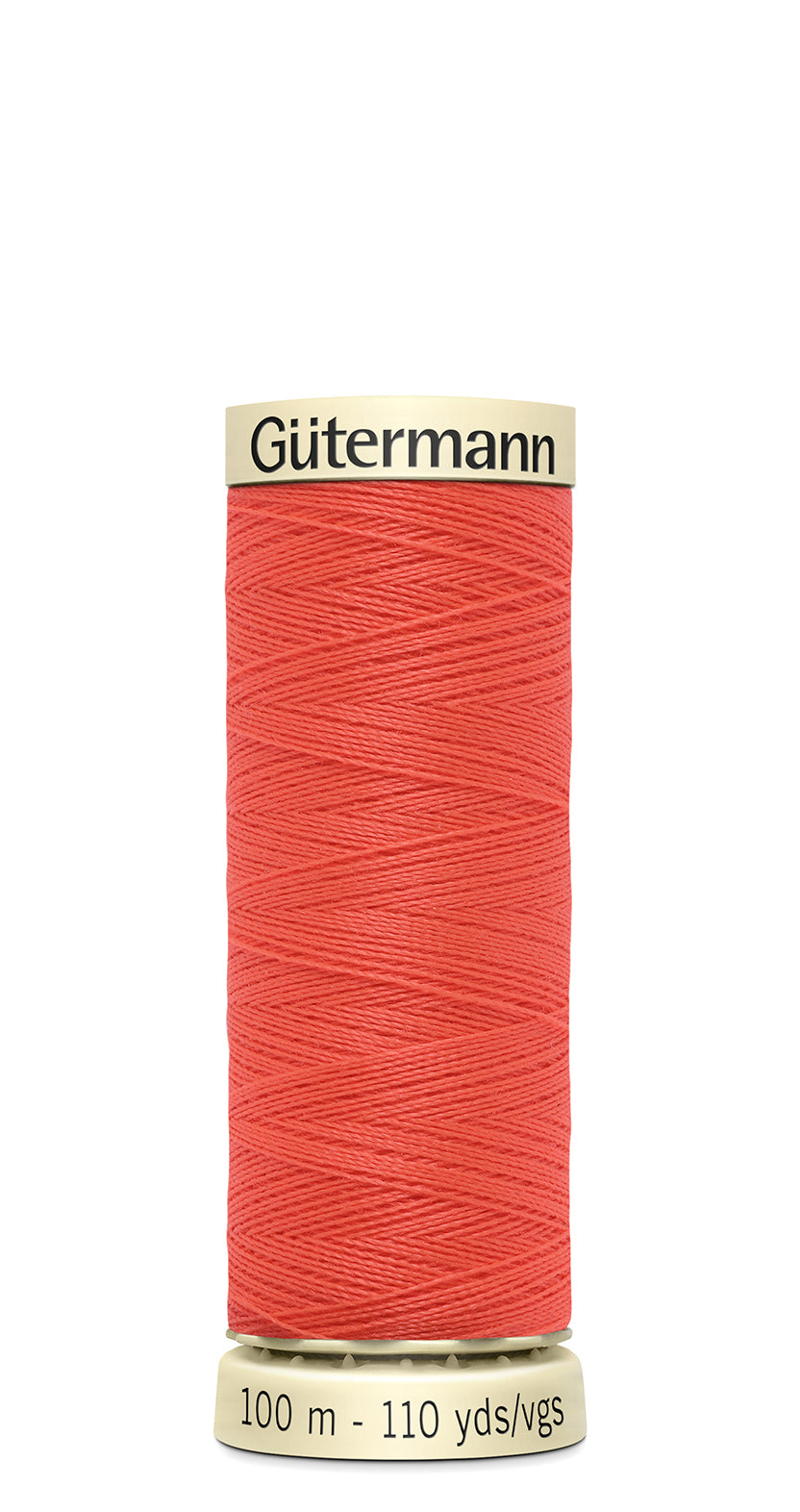 Bobina de hilo de coser Gütermann Coselotodo Neón 100m color rojo/rosa flúor