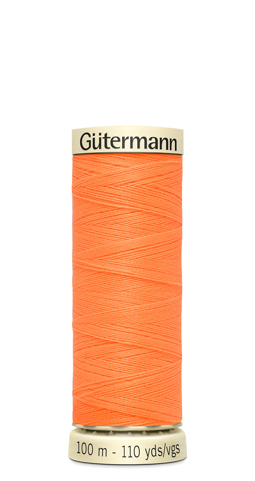 Bobina de hilo de coser Gütermann Coselotodo Neón 100m color naranja flúor