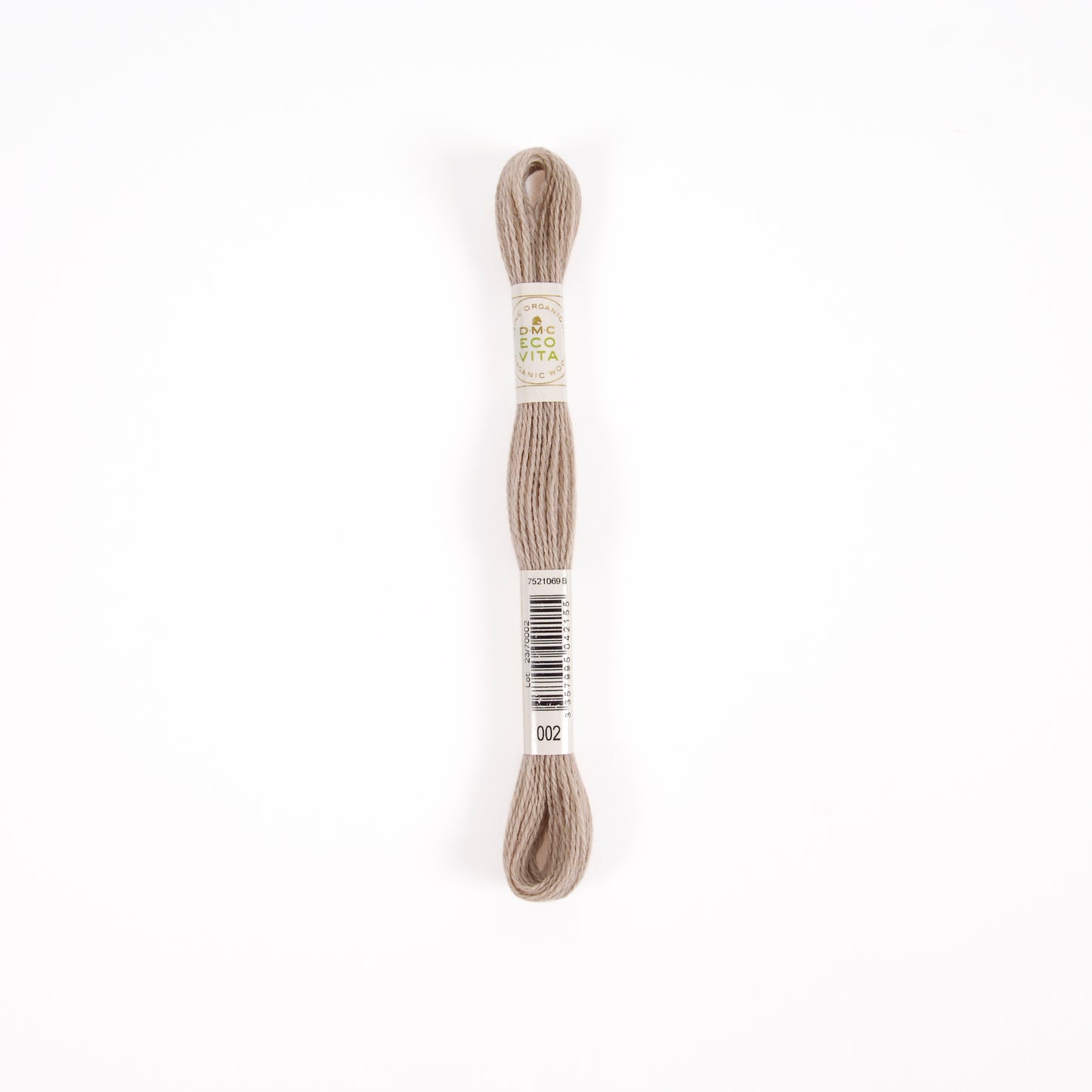 Hilo de lana DMC Eco Vita 002 de una hebra para bordado, tejido y customización de ropa