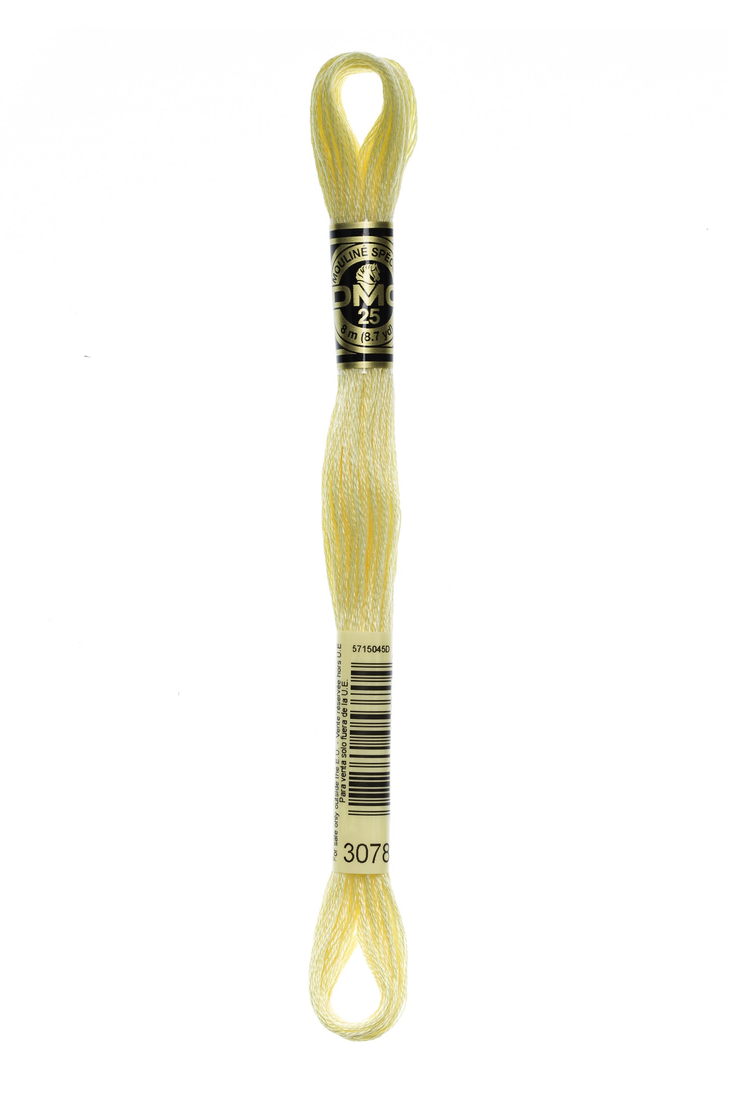 Hilo Mouliné Spécial DMC 3078 para bordado y punto de cruz de 8 metros 100% algodón