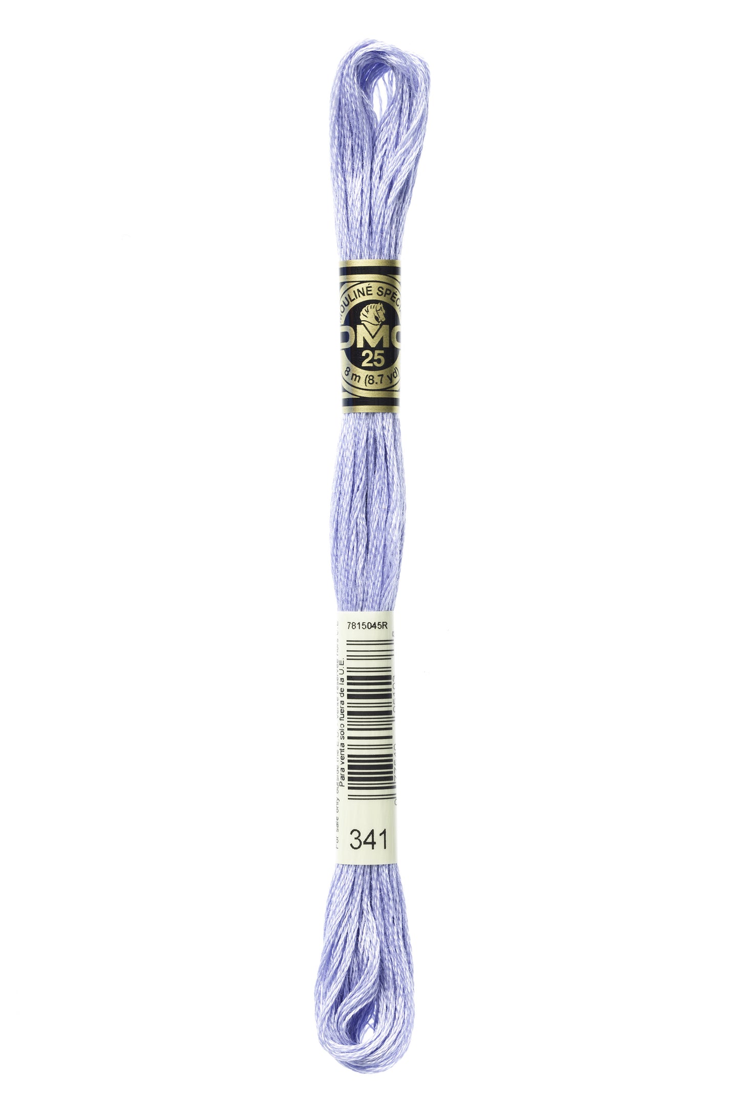 Hilo Mouliné Spécial DMC 341 para bordado y punto de cruz de 8 metros 100% algodón