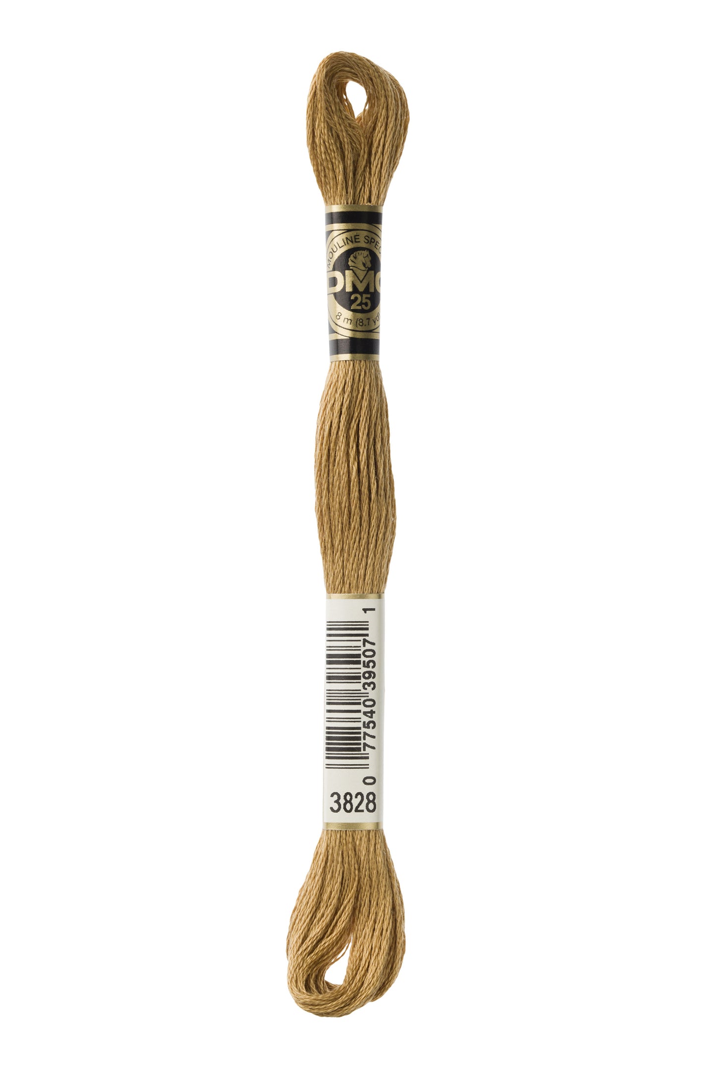 Hilo Mouliné Spécial DMC 3828 para bordado y punto de cruz de 8 metros 100% algodón