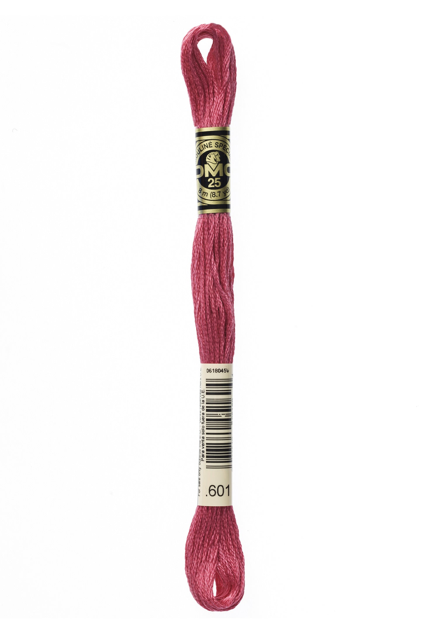 Hilo Mouliné Spécial DMC 601 para bordado y punto de cruz de 8 metros 100% algodón