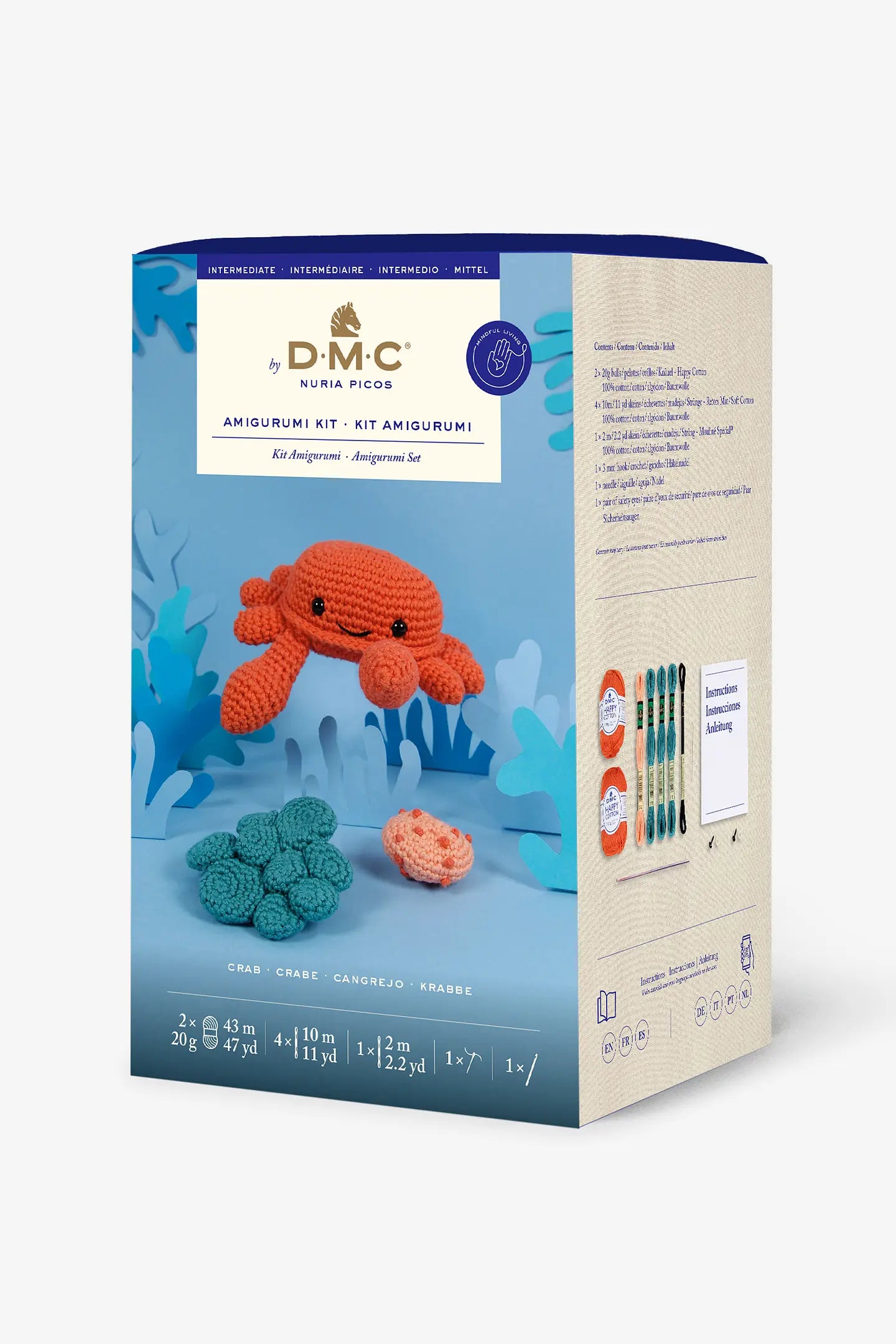Kit de Amigurumi DMC "Cangrejo" - CR134K