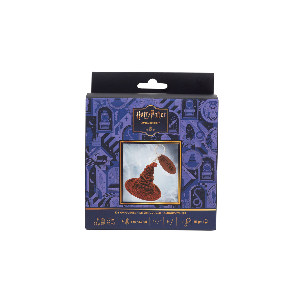 Kit Amigurumi Harry Potter DMC "Llavero Sombrero Seleccionador" - CR156K