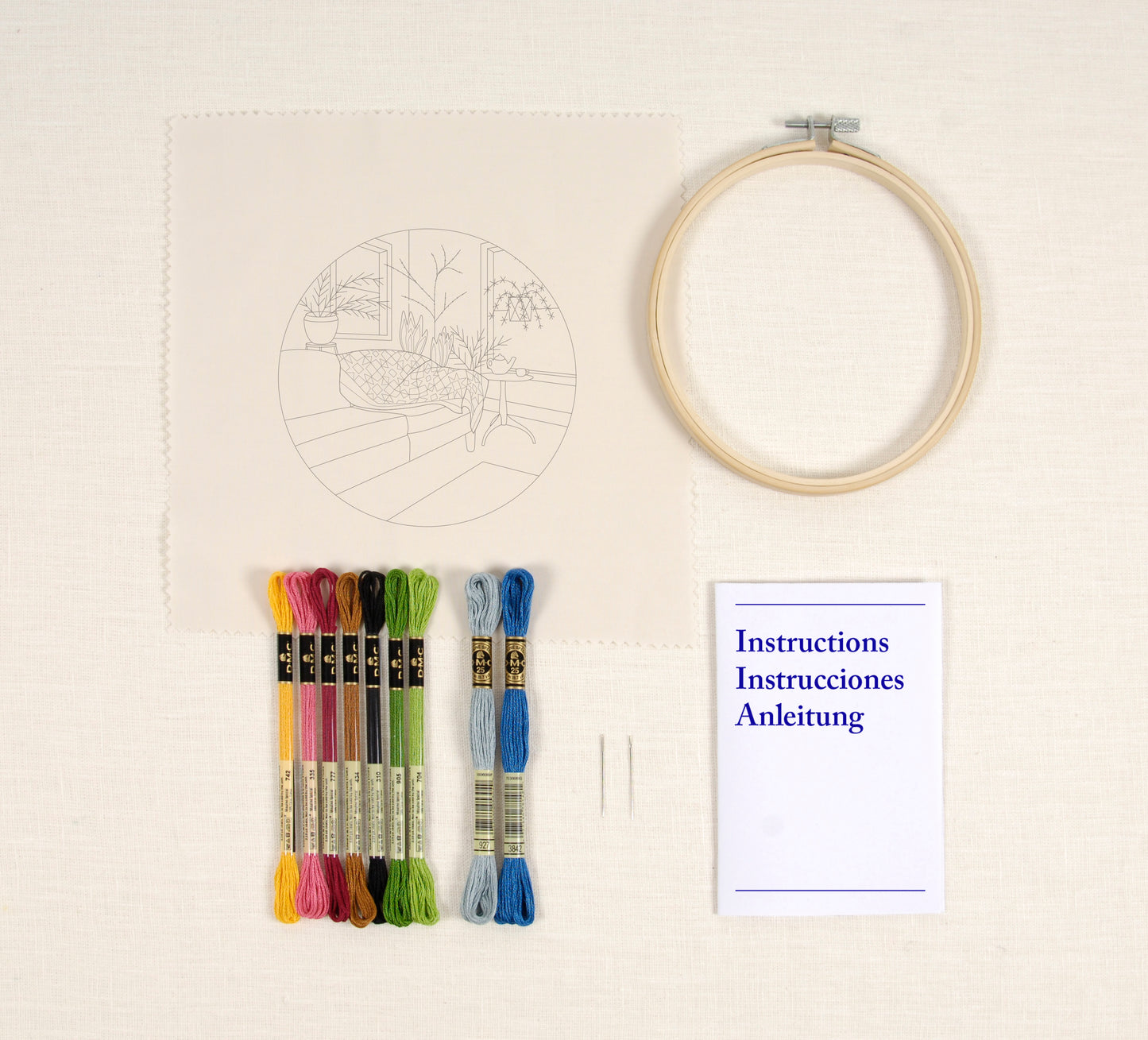 Kit de Bordado Avançado DMC "Jardim de Inverno" - TB234