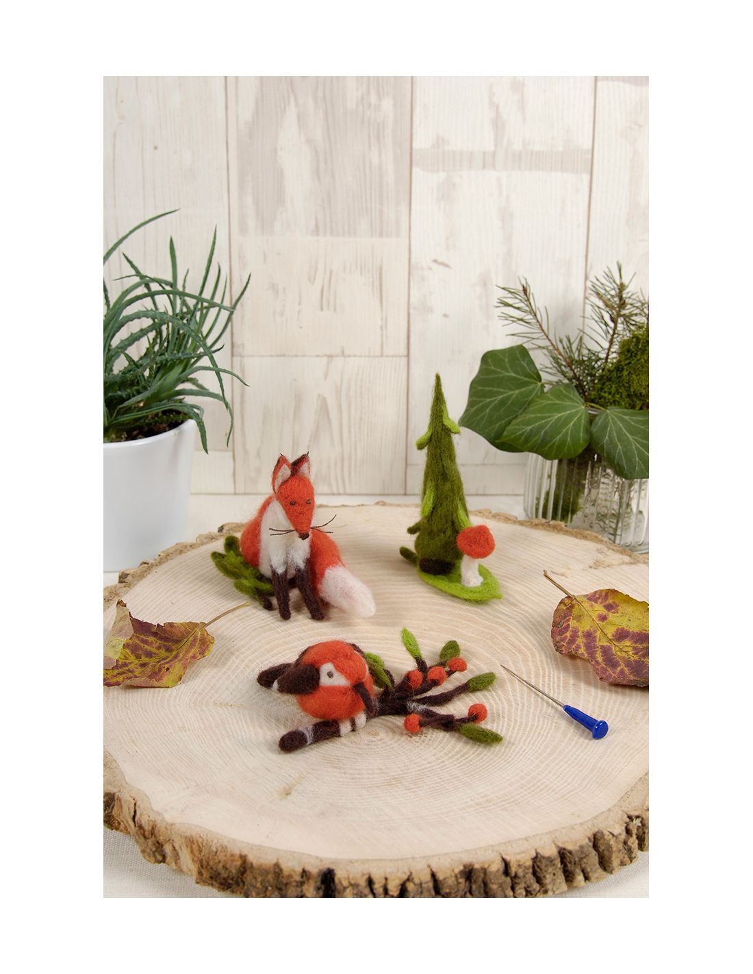 Kit Completo de Fieltro 3D "Bosque Encantado" - DMC