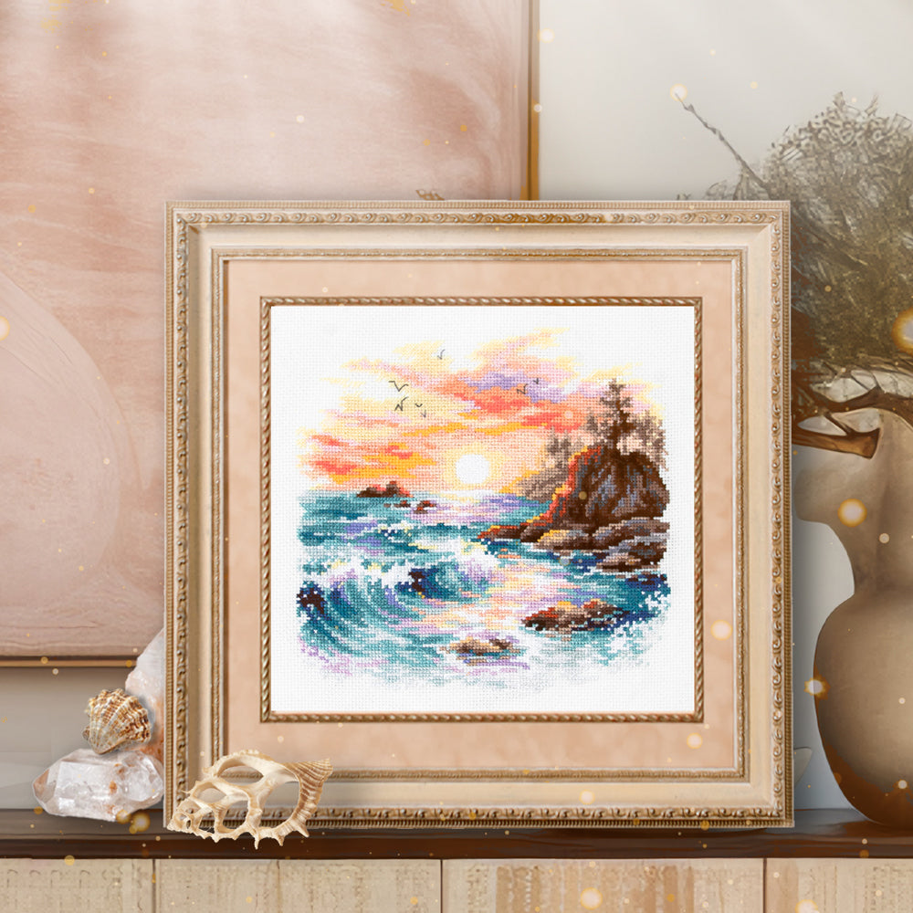 Kit de Punto de Cruz "Cuatro Elementos" 70-07 Magic Needle