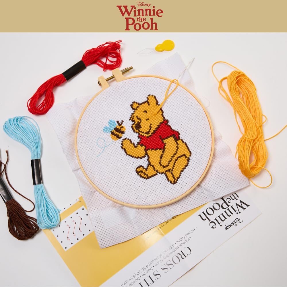 Kit de Punto de Cruz Infantil "Winnie the Pooh" – Disney