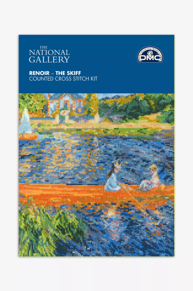 Kit de Punto de Cruz DMC "La Yole - Renoir" - BL1068/71