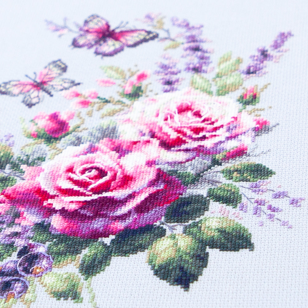 Kit de Punto de Cruz "Happy Garden" 70-13 Magic Needle