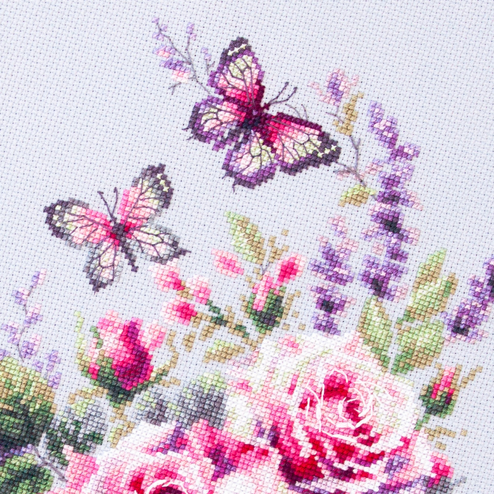 Kit de Punto de Cruz "Happy Garden" 70-13 Magic Needle