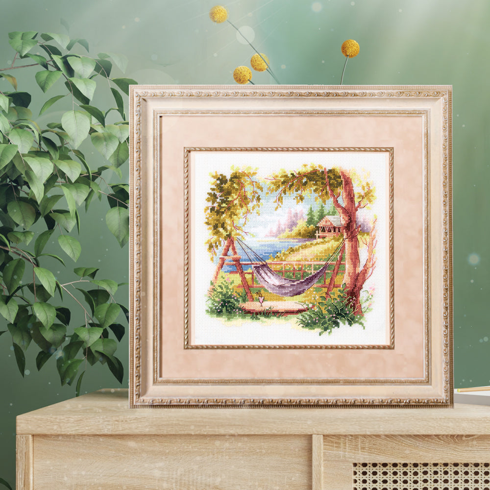 Kit de Punto de Cruz "Take Time to Relax" 70-10 Magic Needle