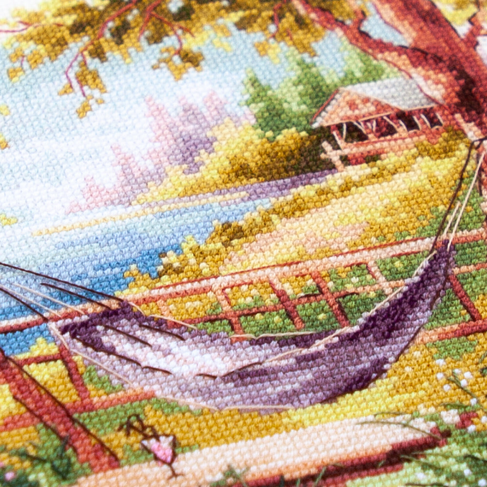 Kit de Punto de Cruz "Take Time to Relax" 70-10 Magic Needle