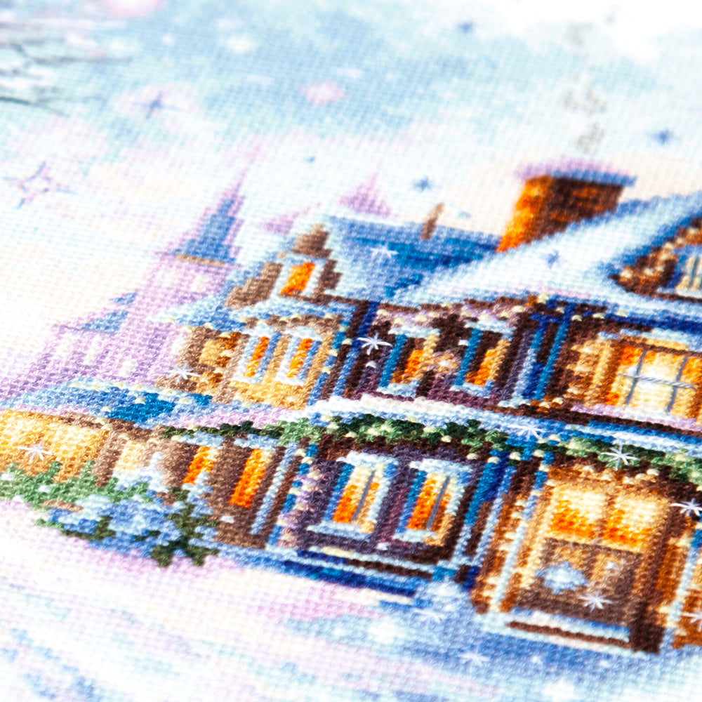 Kit de Punto de Cruz "Snow in the City" 70-35 Magic Needle