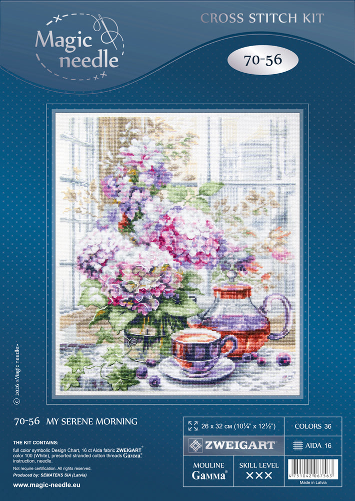 Kit de Punto de Cruz "My Serene Morning" 70-56 Magic Needle