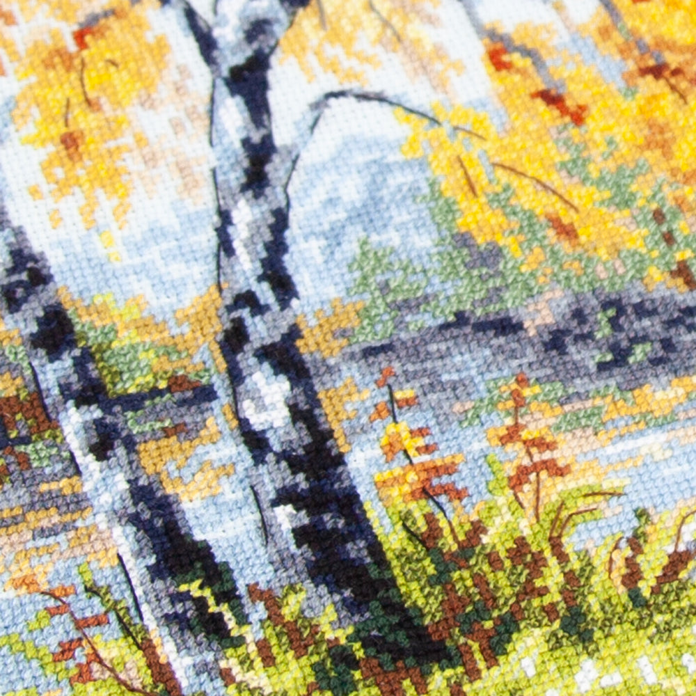 Kit de Punto de Cruz "Octubre Dorado" 70-02 Magic Needle